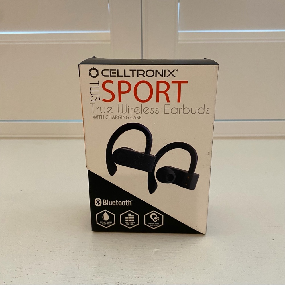 NIB Celltronix TWS Sport 5.0 True Wireless Bluetooth Earbuds